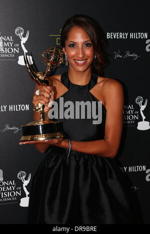 Christel Khalil 39th Daytime Emmy Awards - Press Room Beverly Hills, California - 23.06.12 Stock Photo