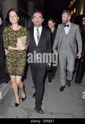 Mary McCartney and Simon Aboud,  World film premiere of 'Comes A Bright Day' - Afterparty London, England - 26.06.12 Stock Photo