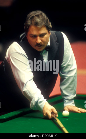 Canadian Bill Werberbeiuk at The Embassy World Snooker Tournament