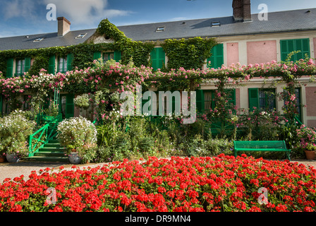 Monet's house and garden in Giverny France EU Stock Photo