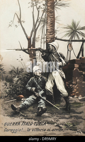 Italo-Turkish War (1911-12) - Courage! Stock Photo