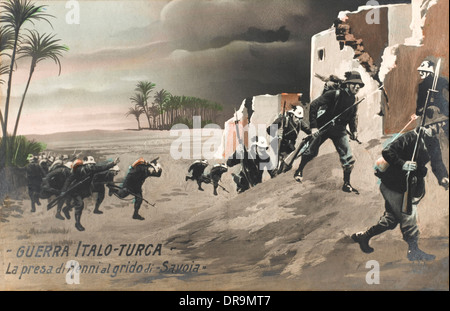 Italo-Turkish War (1911-12) - The Rout of Savoy Stock Photo