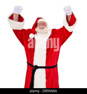 Santa Clause in authentic look. All on white background Stock Photo - Alamy