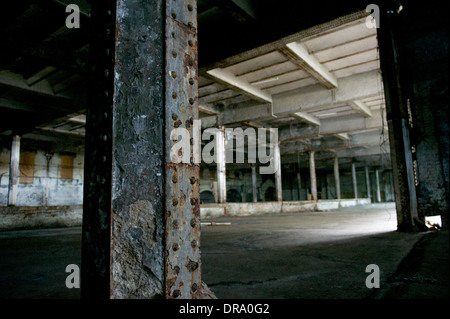 The disused Mayfield Depot, Manchester a former train station and used for Manchester International Festival venue Stock Photo