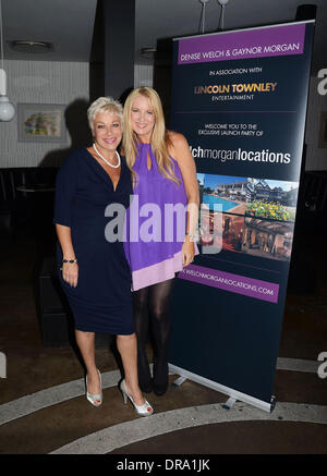 Denise Welch and Gaynor Morgan The launch party of Welch Morgan Locations held at The Collection London, England - 28.06.12 Stock Photo