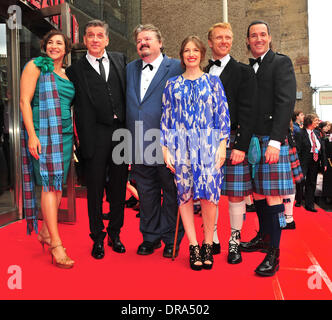 Craig Ferguson, Robbie Coltrane and Kevin McKidd with guests Edinburgh International Film Festival 2012 - 'Brave' - Premiere Edinburgh, Scotland - 30.06.12 Stock Photo