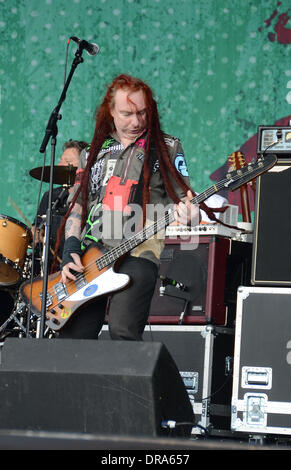 Jeremy Cunningham of The Levellers performing live at the Hop Farm Music Festival 2012 - Day 3 Kent, England - 01.07.12 Credit Mandatory: PBI/WENN.com Stock Photo