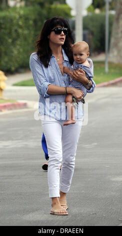 Selma Blair and her son, Arthur out and about in Studio City Featuring ...