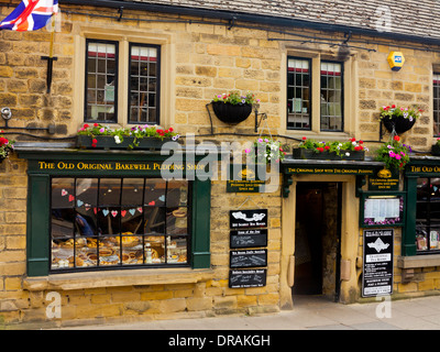 The Old Original Bakewell Pudding Shop in Bakewell Peak District National Park Derbyshire England UK Stock Photo