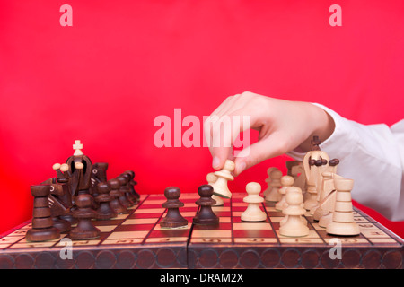 Taking out a pawn. Stock Photo