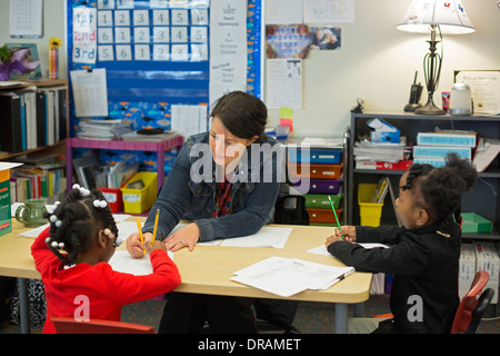 First Grade Classroom Stock Photo