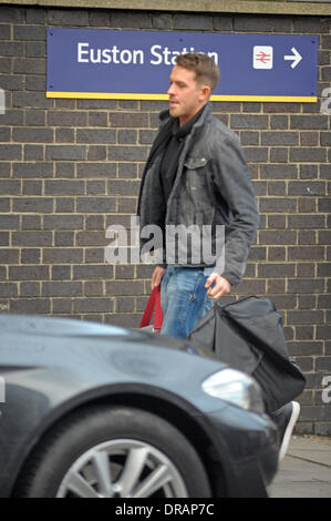 London, UK. 22nd January 2014. TV stars arrive in London for the 2014 National Televevision Awards to be held at the O2 London 22/01/2014 Credit:  JOHNNY ARMSTEAD/Alamy Live News Stock Photo