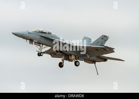 United Sates Navy F/A-18 Super Hornet Stock Photo