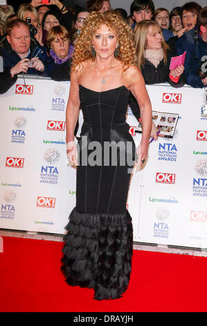 KELLY HOPPEN NATIONAL TV AWARDS 2014 LONDON  ENGLAND UK 22 January 2014 Stock Photo