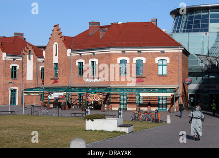 Pizza Hut next to the Galeria Kazimierz in the Polish city of Krakow Stock Photo