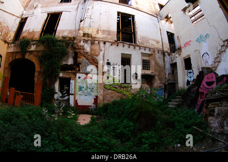 Graffitti seen on a wall in the Spanish island of Majorca Stock Photo