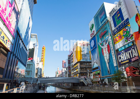 Dotonbori, Osaka, Japan Stock Photo
