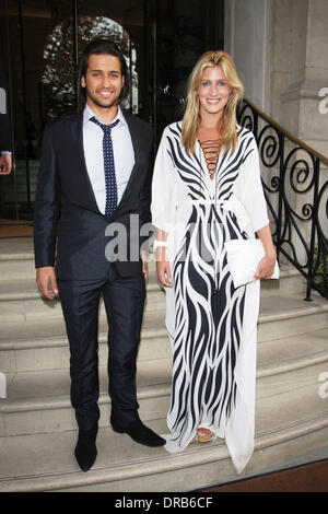 Francesca Hull and Ollie Locke Dine With Pride - Gala Dinner held at The Langham Hotel  London, England - 05.07.12 Stock Photo