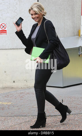 Kate Thornton at the ITV studios London, England - 09.07.12 Stock Photo