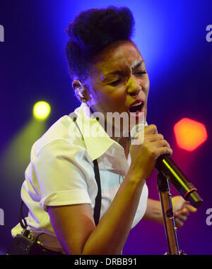Janelle Monae performs at Roskilde Festival, Denmark- 05.07.12 Stock Photo