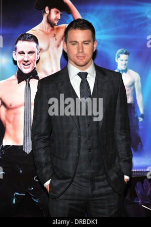 Channing Tatum Magic Mike UK film premiere held at the Mayfair Hotel. London, England - 10.07.12 Stock Photo