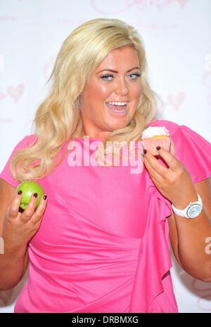 Gemma Collins is launching her debut plus size clothing range at the Worx Studios. London England 11.07.12 Stock Photo Alamy