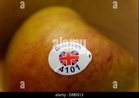 Braeburn british grown apple Stock Photo