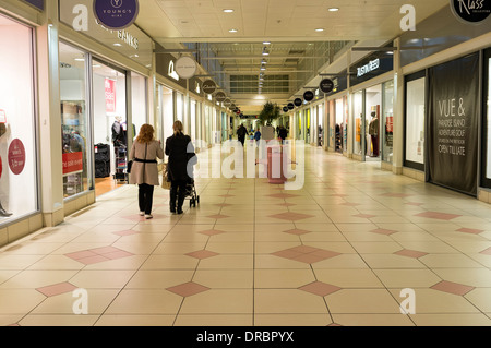 Interior walkway between shops at the Livingston Designer ...