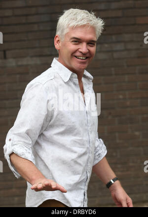 Phillip Schofield outside the ITV studios London, England - 13.07.12 Stock Photo