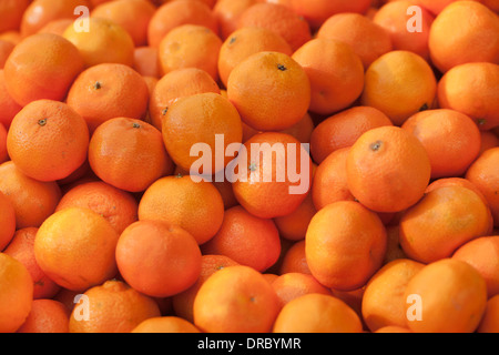 Mandarine orange background Stock Photo