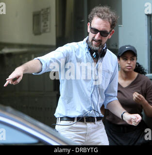 Director John Carney  on the set of his new movie 'Can A Song Save Your Life?'  New York City, USA - 12.07.12 Stock Photo