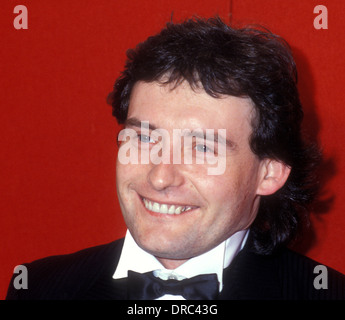 Jimmy 'Whirlwind' White at The Embassy World Snooker Tournament, Crucible Theatre Sheffield in the early 1980’s Stock Photo