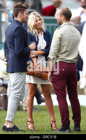 Molly King and Henry Holland Veuve Clicquot Gold Cup - Polo tournament held at Cowdray Park Polo Club  Midhurst, England - 15.07.12 Stock Photo