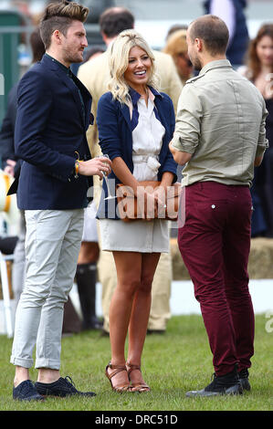 Molly King and Henry Holland Veuve Clicquot Gold Cup - Polo tournament held at Cowdray Park Polo Club  Midhurst, England - 15.07.12 Stock Photo