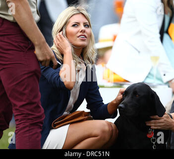 Molly King Veuve Clicquot Gold Cup - Polo tournament held at Cowdray Park Polo Club  Midhurst, England - 15.07.12 Stock Photo