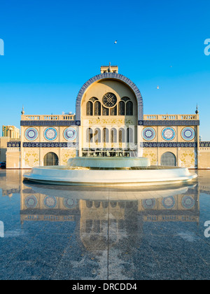 Central Souk or the Blue Souk in Sharjah in United Arab Emirates Stock Photo