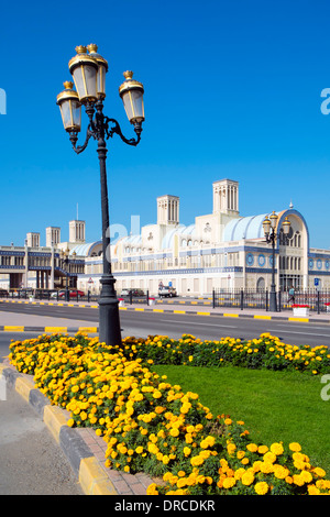 Central Souk or the Blue Souk in Sharjah in United Arab Emirates Stock Photo