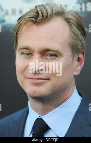 Christopher Nolan 'The Dark Knight Rises' New York Premiere at AMC Lincoln Square Theater  - Arrivals  Featuring: Christopher Nolan Where: New York City, United States When: 16 Jul 2012 Stock Photo