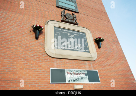 Munich Air Disaster Memorial Plaque Stock Photo