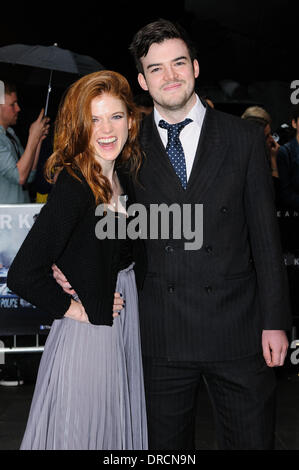 Rose Leslie The European Premiere of 'The Dark Knight Rises' held at the Odeon West End - Arrivals. London, England - 18.07.12 Stock Photo
