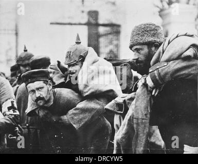 German prisoners WWI Stock Photo