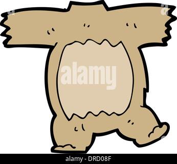 cartoon teddy bear body (mix and match cartoons) Stock Vector