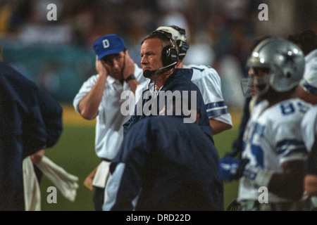 Cowboys Head Coach Barry Switzer, Super Bowl Champions, 1996