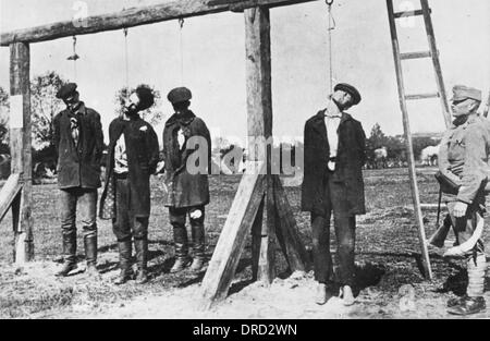 Spies hanged