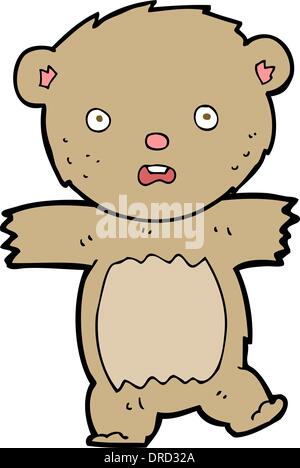 cartoon shocked teddy bear Stock Vector Image & Art - Alamy