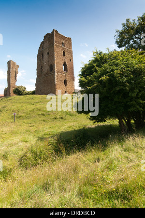 The ruins of Sheriff Hutton Castle, North Yorkshire, England, UK Stock Photo