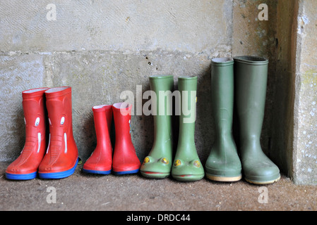 Wellington boots Stock Photo