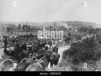 German troops WWI Stock Photo