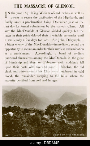 Glencoe Massacre 1692 Stock Photo: 5071528 - Alamy