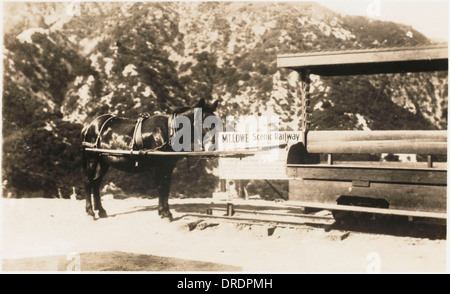 Mount Lowe scenic railway Stock Photo